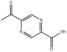 피라진카르복실산,5-아세틸-(9CI) 구조식 이미지