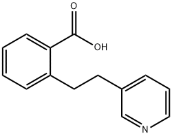2-(2-피리딘-3-일-에틸)-벤조산 구조식 이미지