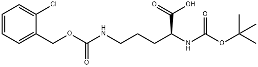 BOC-ORN(2-CL-Z)-OH Structure