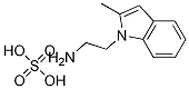 2-(2-메틸-1H-인돌-1-일)에탄황산민 구조식 이미지