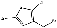 5-브로모-3-(브로모메틸)-2-클로로티오펜 구조식 이미지