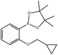 2-CyclopropylMethoxyphenylboronic acid pinacol ester Structure