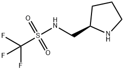 1,1,1-Trifluoro-N-[(2R)-2-pyrrolidinylmethyl]-methanesulfonamide Structure
