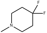 4,4-Difluoro-1-methylpiperidine 구조식 이미지