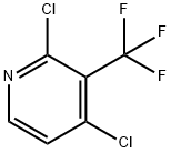 2,4-디클로로-3-(트리플루오로메틸)피리딘 구조식 이미지