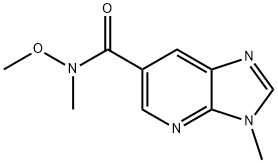 N-메톡시-N,3-디메틸-3H-이미다조[4,5-b]피리딘-6-카르복사미드 구조식 이미지