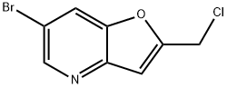 6-브로모-2-(클로로메틸)푸로[3,2-b]피리딘 구조식 이미지
