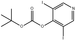 tert-Butyl 3,5-diiodopyridin-4-yl carbonate Structure