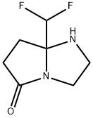 7a-(DifluoroMethyl)tetrahydro-1H-pyrrolo[1,2-a]iMidazol-5(6H)-one 구조식 이미지