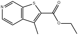 ethyl 3-Methylthieno[2,3-c]pyridine-2-carboxylate Structure