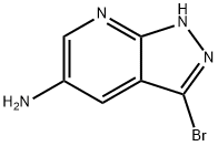 3-BroMo-1H-pyrazolo[3,4-b]pyridin-5-aMine Structure