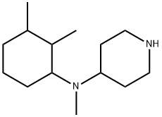 N-(2,3-dimethylcyclohexyl)-N-methylpiperidin-4-amine(SALTDATA: FREE) Structure