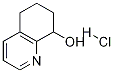 8-하이드록시-5,6,7,8-테트라하이드로퀴놀린염산염 구조식 이미지