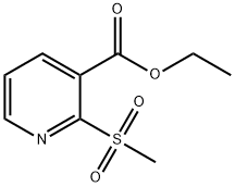 Ethyl 2-(Methylsulfonyl)nicotinate Structure