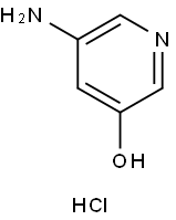 3-AMino-5-hydroxypyridine Dihydrochloride Structure