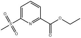 Ethyl 6-(Methylsulfonyl)-2-pyridinecarboxylate Structure