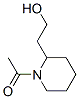 2-피페리딘에탄올,1-아세틸-(9CI) 구조식 이미지