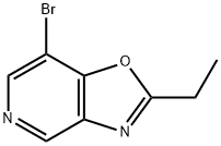 7-BroMo-2-ethyl-oxazolo[4,5-c]pyridine Structure