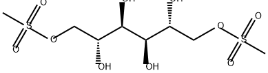 MANNITOL,1,6-DIMETHYLSULPHONATE,D- Structure