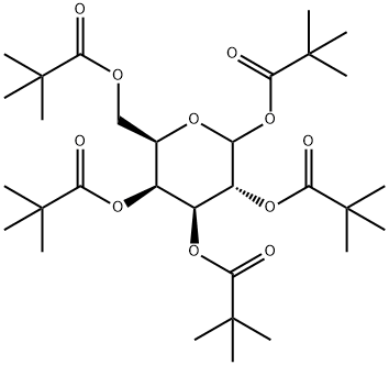 D-galactose pentapivalate Structure