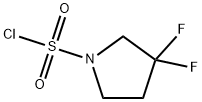 3,3-Difluoropyrrolidine-1-sulfonyl chloride 구조식 이미지