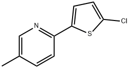 2-(5-Chloro-2-thienyl)-5-methylpyridine Structure