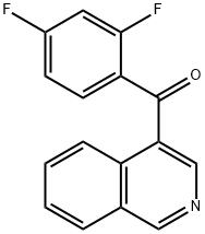 4-(2,4-Difluorobenzoyl)isoquinoline 구조식 이미지