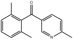 5-(2,6-Dimethylbenzoyl)-2-methylpyridine 구조식 이미지