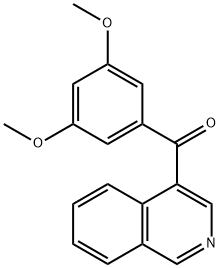 4-(3,5-Dimethoxybenzoyl)isoquinoline Structure