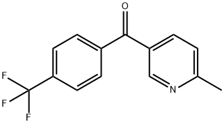 2-Methyl-5-(4-Trifluoromethylbenzoyl)pyridine Structure