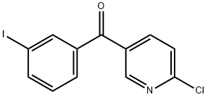 2-Chloro-5-(3-iodobenzoyl)pyridine Structure