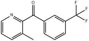 3-Methyl-2-(3-trifluoromethylbenzoyl)pyridine 구조식 이미지