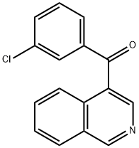 4-(3-Chlorobenzoyl)isoquinoline Structure