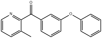 3-Methyl-2-(3-phenoxybenzoyl)pyridine Structure