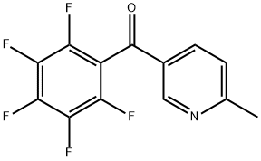 2-Methyl-5-(pentafluorobenzoyl)-pyridine 구조식 이미지