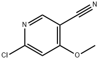 6-클로로-4-메톡시피리딘-3-카르보니트릴 구조식 이미지