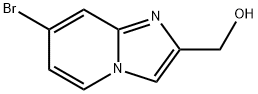 IMidazo[1,2-a]pyridine-2-Methanol, 7-broMo- Structure