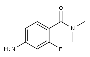 4-Amino-2-fluoro-N,N-dimethylbenzamide Structure