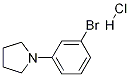 1-(3-브로모페닐)피롤리딘,HCl 구조식 이미지