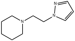 (1-2-Piperidinoethyl)pyrazole Structure