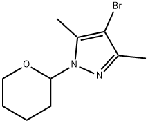 4-Bromo-3,5-dimethyl-1-(THP)-1H-pyrazole Structure