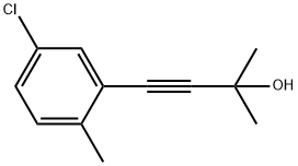 4-(5-Chloro-2-Methylphenyl)-2-Methylbut-3-yn-2-ol Structure