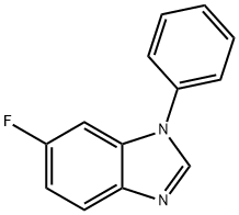 6-Fluoro-1-phenylbenzoimidazole Structure