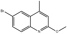 6-브로모-2-메톡시-4-메틸퀴놀린 구조식 이미지