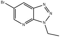 6-Bromo-3-ethyl-3H-[1,2,3]triazolo[4,5-b]pyridine 구조식 이미지