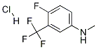 4-Fluoro-N-methyl-3-(trifluoromethyl)aniline hydrochloride Structure