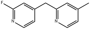 2-플루오로-4-((4-메틸피리딘-2-일)메틸)피리딘 구조식 이미지