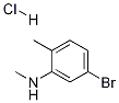 5-Bromo-N,2-dimethylaniline, HCl Structure