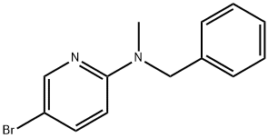 2-(N-Benzyl-N-methylamino)-5-bromopyridine Structure