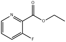 Ethyl 3-Fluoropyridine-2-carboxylate 구조식 이미지